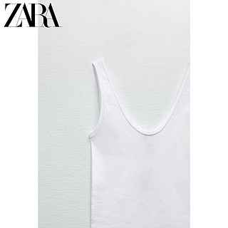 ZARA 新款 女装 白色无缝吊带连体衣 7901613 250