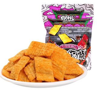 狗牙儿 津门锅烧系列 解馋锅巴 休闲小零食 牛肉味 188g