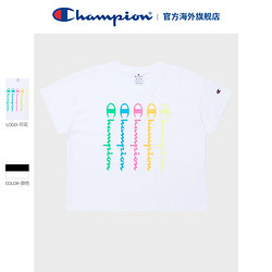 Champion 女士撞色短袖 112682