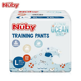 Nuby 努比 海洋系列 拉拉裤 L23片