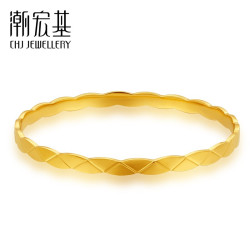 CHJ JEWELLERY 潮宏基 女士足金手镯 约19.75g SDG30003697