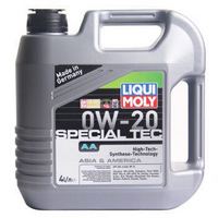 PLUS会员：LIQUI MOLY 力魔 特技AA 全合成机油 0W-20 SN级 4L