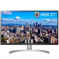 88VIP：LG 乐金 27UL650 27英寸显示器（4K、HDR400、sRGB99%、FreeSync）