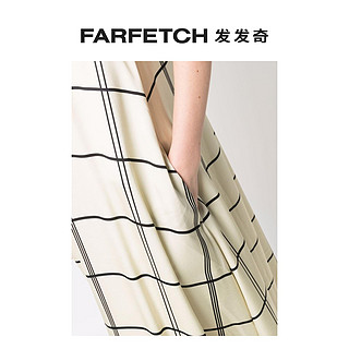 Manuel Ritz女士格纹长款直筒连衣裙FARFETCH发发奇22春夏新品