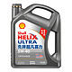 PLUS会员：Shell 壳牌 Helix Ultra系列 超凡2代灰喜力 5W-40 SN级 全合成机油 4L