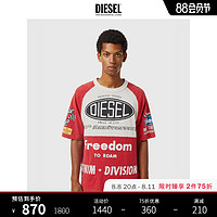 DIESEL X DIESEL复刻系列2022夏季情侣款美式复古T恤A052810JBAT