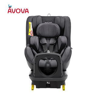 AVOVA 奥路马 20点：AVOVA汽车儿童安全座椅0-4岁德国ADAC斯博贝-Fix i-Size考拉灰