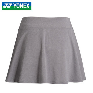 YONEX2021新款尤尼克斯羽毛球服女短裤精选训练比赛吸汗短裙 220059BCR---灰色女款 S