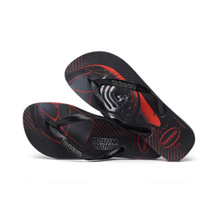 Havaianas 哈瓦那 X Star Wars ll 男士人字拖 4135185 黑红 45/46