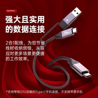 奥睿科(ORICO) NVMe移动固态硬盘(PSSD)潮牌系列 USB4接口 小巧耐用强兼容 【1T】USB4兼容雷电3-3100MB/S