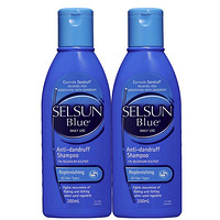 Selsun blue 滋养去屑洗发水 蓝盖 200ml*2