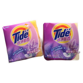 Tide 汰渍 洁净薰香系列 无磷洗衣皂 126g*4块 薰衣草香氛