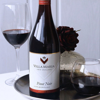 新西兰马尔堡产区原瓶进口红酒 Villa Maria 新玛利珍匣葡萄酒 黑皮诺Pinot Noir红葡萄酒750ml单支装