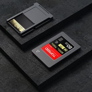 TOPSSD 天硕 CFexpress Type-A卡（适用SONY索尼FX3、FX6、A7S3、A7M4、a1） 80GB 读卡器套餐