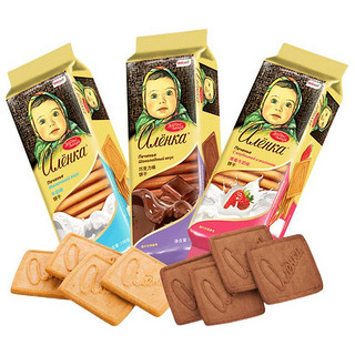 Alenka chocolate 饼干 牛奶味 190g*2袋