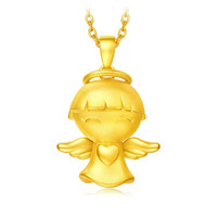 CHOW TAI FOOK 周大福 福星宝宝系列 R18801 财富宝宝足金吊坠 2.6g 升级版
