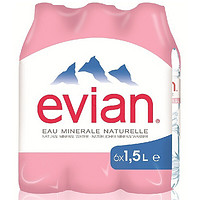 evian 依云 矿泉水 1.5L*6瓶