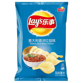 Lay's 乐事 马铃薯片 意大利香浓红烩味 70g