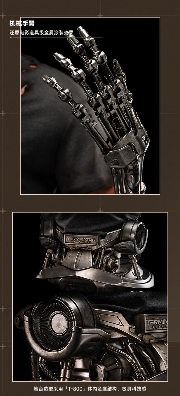 INFINITYSTUDIO 开天工作室 《终结者:黑暗命运》T-800 1/1半身像