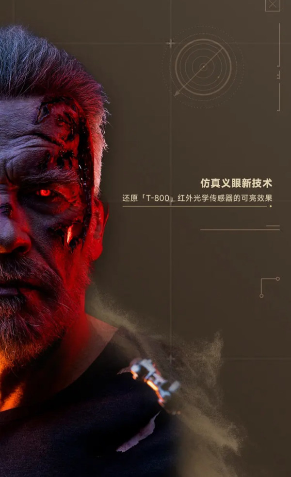 INFINITYSTUDIO 开天工作室 《终结者:黑暗命运》T-800 1/1半身像