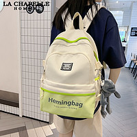 La Chapelle 旗下   新款时尚休闲学生书包女双肩包背包