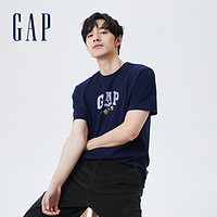 Gap 盖璞 迪士尼联名男装LOGO纯棉短袖T恤786927 夏季新款米奇上衣