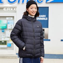 ERKE 鸿星尔克 女子休闲羽绒服 12220499544