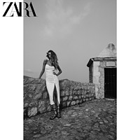 ZARA新款 TRF 女装 褶皱装饰迷笛连衣裙 3426636 250