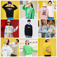 森马 Semir2021春季连帽卫衣休闲男ins潮百搭套头上衣韩版