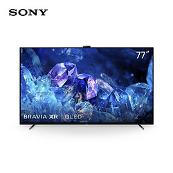 SONY 索尼 XR-77A80EK 77英寸4K超清HDR智能安卓OLED摄像头电视机