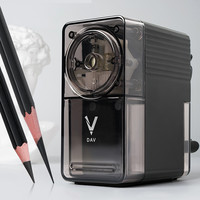 DAV 大v削笔器素描削笔刀转笔刀dav卷笔刀美术生专用大卫专业速写炭笔刀架v6v5s铅笔刨笔旋笔耐用手动手摇维塔斯