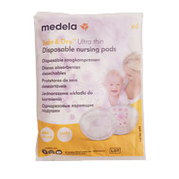 medela 美德乐 防溢乳垫一次性哺乳期溢乳垫透气4片经典