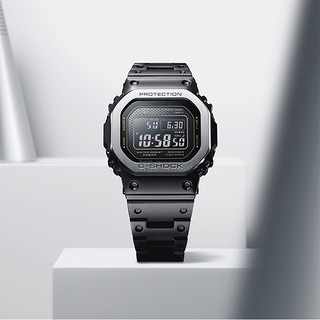 CASIO 卡西欧 G-SHOCK系列 黑骑士款 男士太阳能电波表 GMW-B5000MB-1