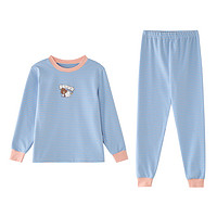 LINE FRIENDS TZB01 儿童内衣裤套装 2件套 粉蓝色 120cm