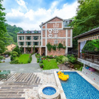 美式田园气息，适合周末放风！临安山田半亩 景观榻榻米双床房1晚套餐（含双早+太湖源景区门票折扣+景区免费游玩等）
