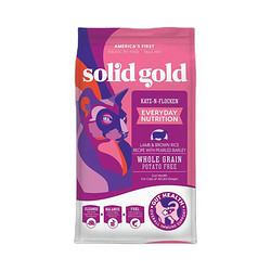 solid gold 素力高 进口鲜肉猫粮通用羊肉味5.44kg部分效期24/10月 1件装