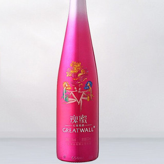 GREATWALL 长城葡萄酒 瑰蜜 蓬莱甜型红葡萄酒 650ml