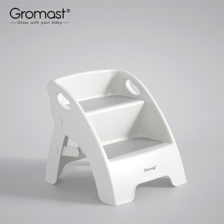 谷仕塔（Gromast）儿童垫脚凳宝宝洗手台阶洗脸踩脚凳 灰色