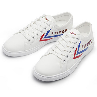 Feiyue. 飞跃 中性运动帆布鞋 CMD-273 白/红/蓝 42