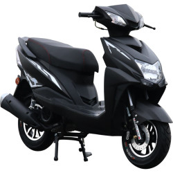 民宇 125cc 尚领摩托踏板车 纯亮黑