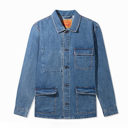 Levi's 李维斯 中性款翻领牛仔夹克 A0744-0000