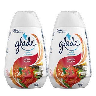 Glade 佳丽 清香空间固体清香胶 170g*3瓶 花蜜芳香