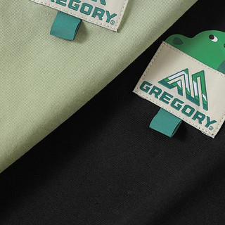 GREGORY 格里高利 TYAKASHA联名款 中性户外T恤 灰绿色 S