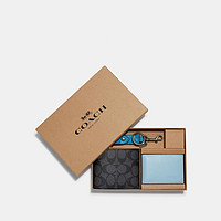 COACH 蔻驰 Outlet Boxed 3 In 1 Wallet Gift Set In Colorblock Signature Canvas