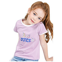 Deesha 笛莎 E12120401 女童短袖T恤 梦幻紫 170cm