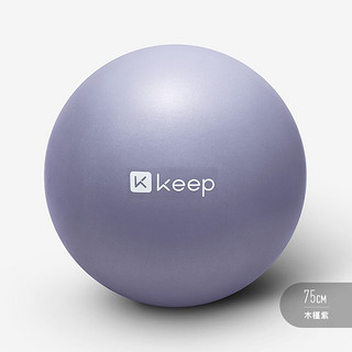 Keep 75cm瑜伽球健身训练专业防爆防滑加厚强弹抗压孕妇可用弹力瑞士球 木槿紫