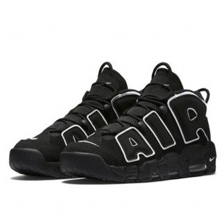 NIKE 耐克 Air More Uptempo 男子篮球鞋 414962-002 黑/白 41