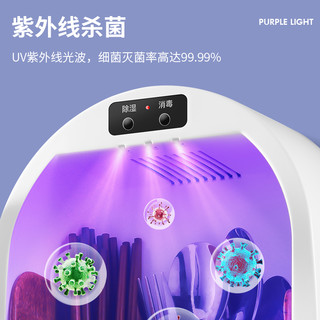 奥卡恩筷子消毒机厨房家用小型智能紫外线充电式消毒壁挂式快子筒