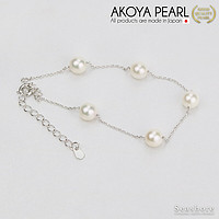 Akoya 女士 7.0-7.5mm时尚珍珠手链