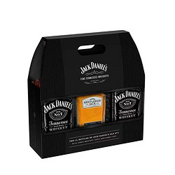 JACK DANIEL‘S 杰克丹尼 田纳西州黑标威士忌 1000ml*2 +绅士杰克威士忌 200ml